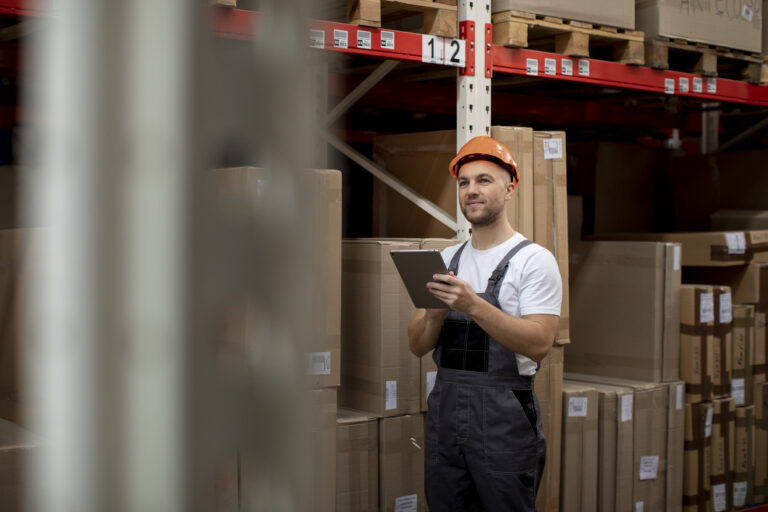 medium shot man holding tablet